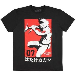 Naruto Kakashi Team Red Out 7 Leader T-Shirt